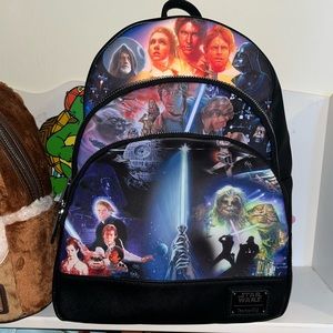 BNWT StarWars original Trilogy 3 packet Loungefly Backpack